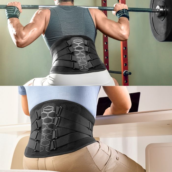 Bodyassist Contoured 3D Bionic Quad Strap Back Brace