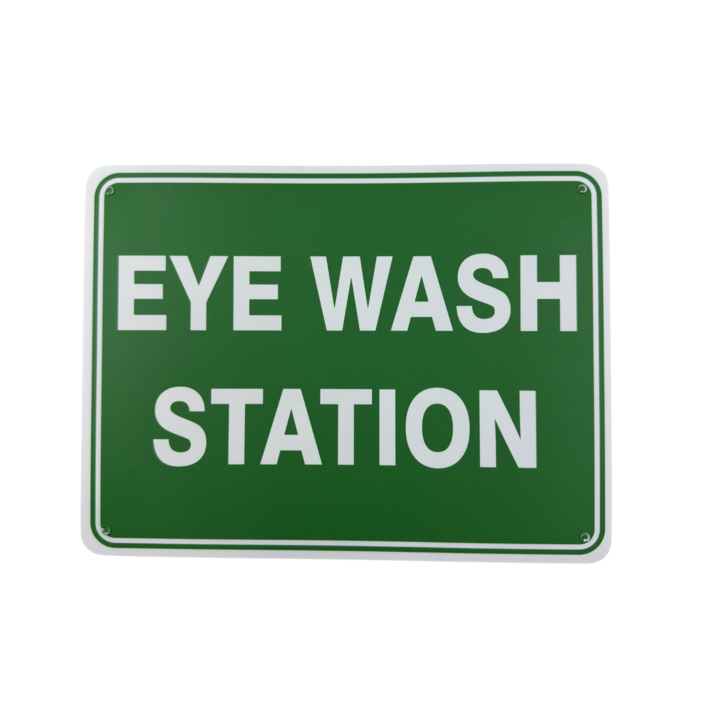 Eye Wash Station Sign Poly 300mm x 225mm