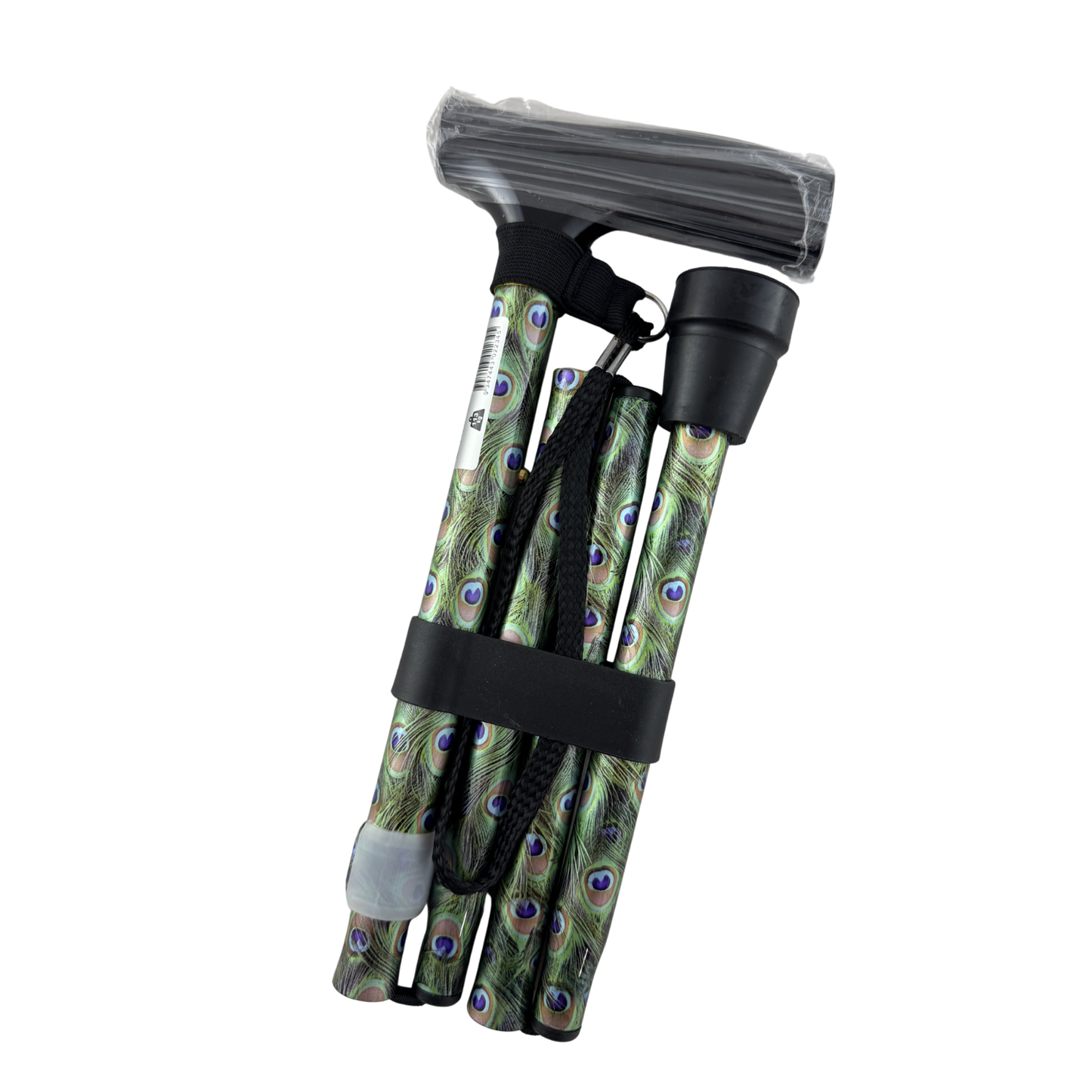 Folding Walking Stick - Patterned (1)