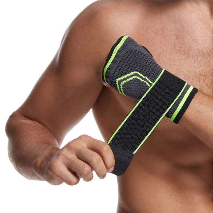 Body Assist Contoured 4-way Sports Elastic Wrist Hand 1/2 Glove Black - First Aid Distributions