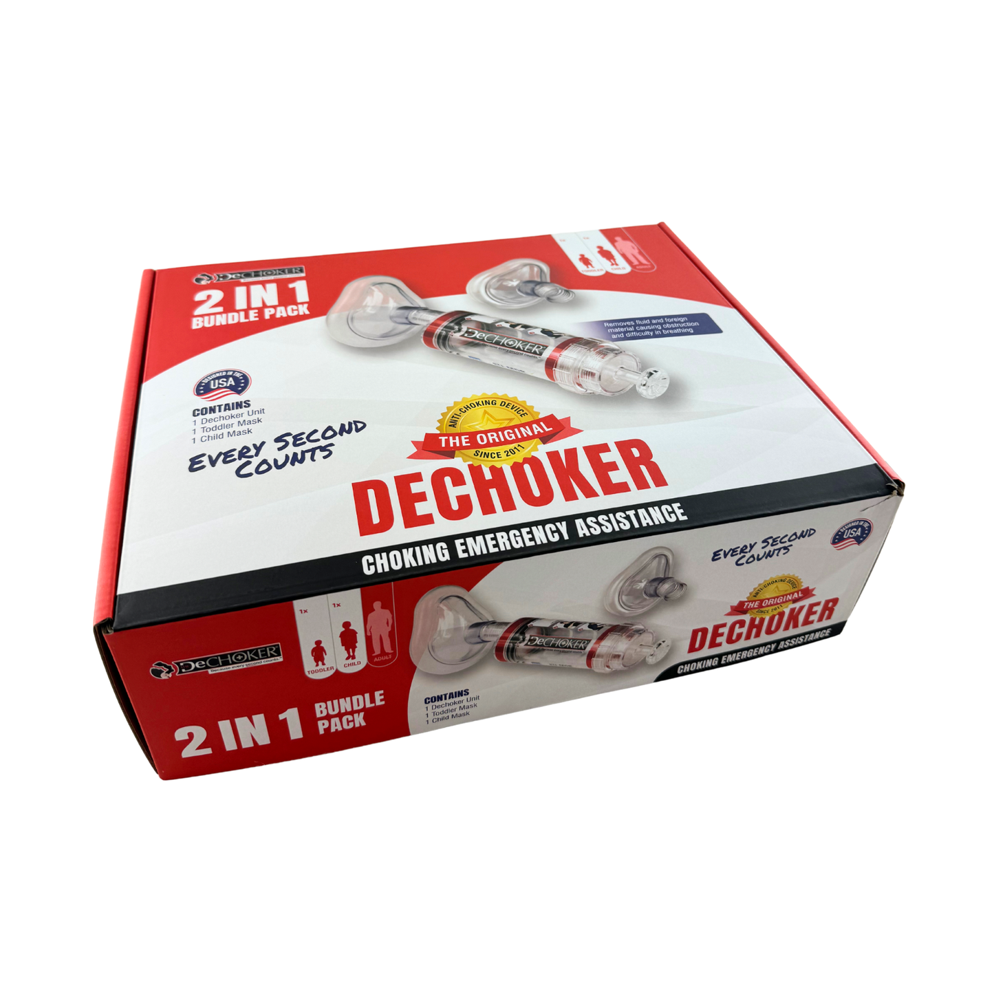 Dechoker 2 in 1 Bundle - I Toddler, 1 Child - First Aid Distributions