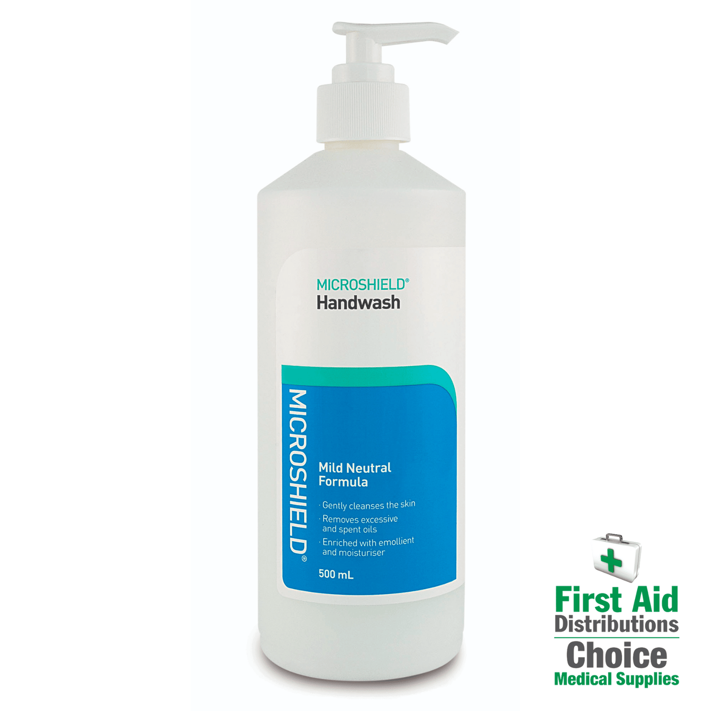 Microshield Handwash 500ml (1) - First Aid Distributions