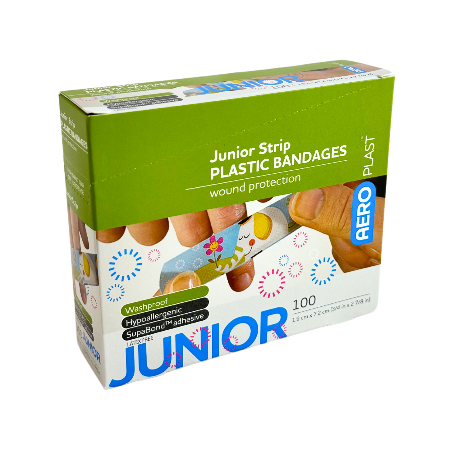Plastic Plasters Junior - Aero (100) - First Aid Distributions