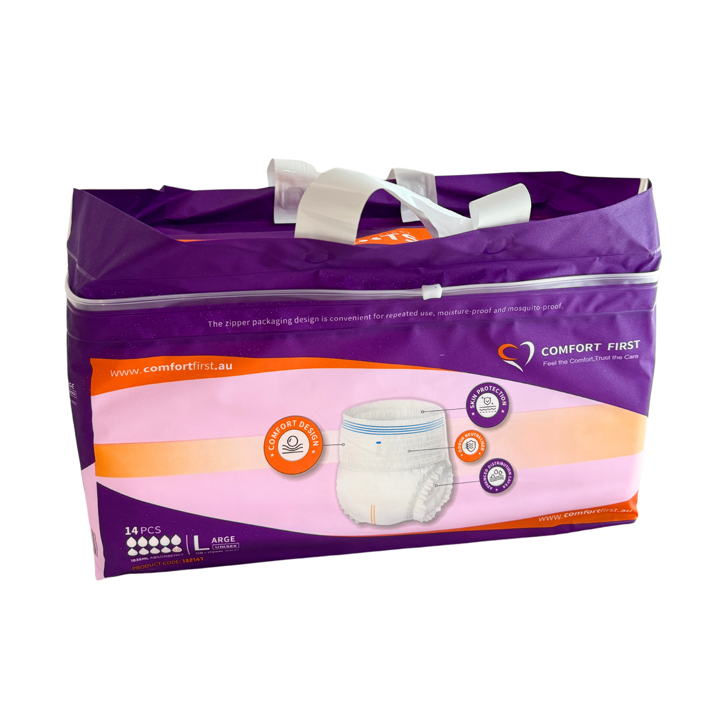Comfort First Premium Pull Up Pants - 10 Drop Absorbency - First Aid Distributions