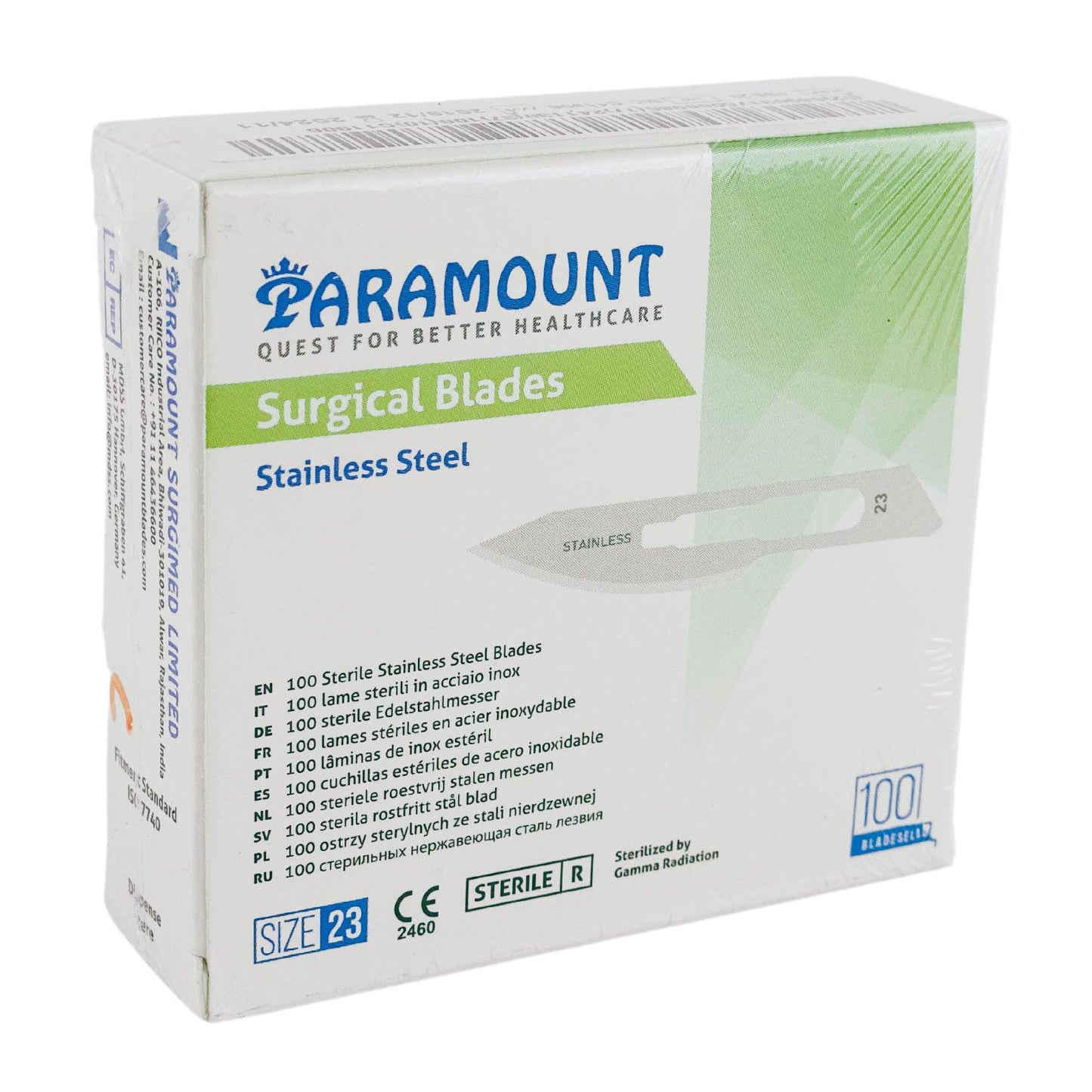 Scalpel Blades Box - Size 23 (100) - First Aid Distributions