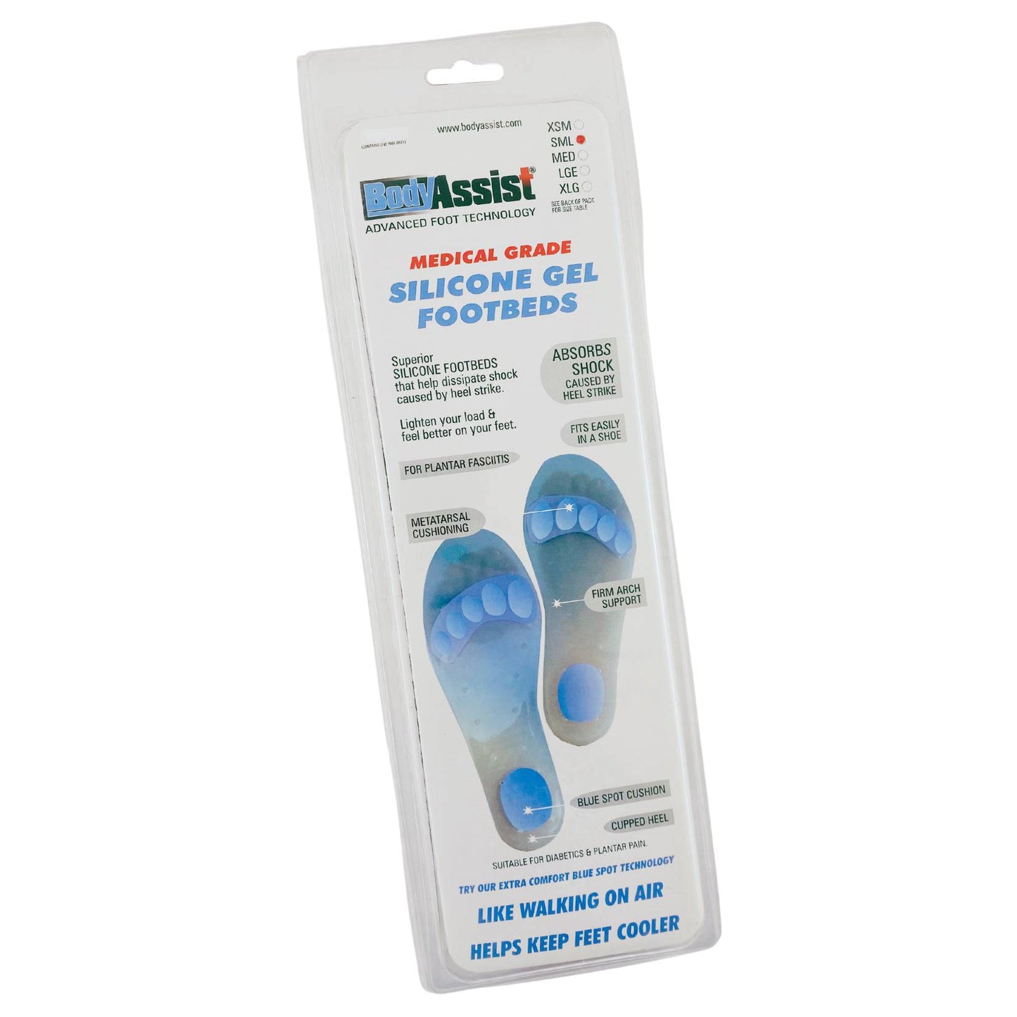 Silicone Gel Footbeds - Body Assist (1) - First Aid Distributions