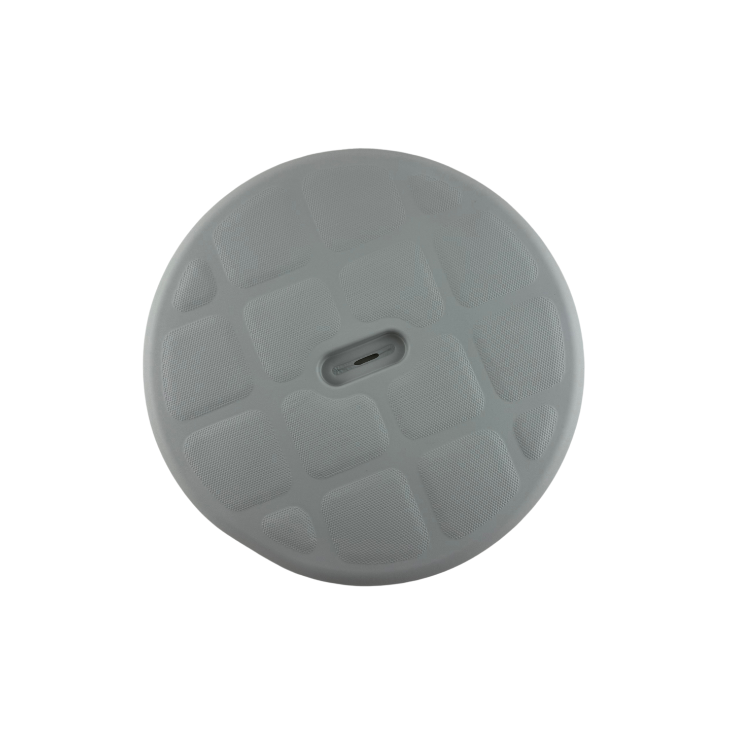 Grey soft cushion for rotating stool, a daily living aid by Performance Health designed for comfort and support.