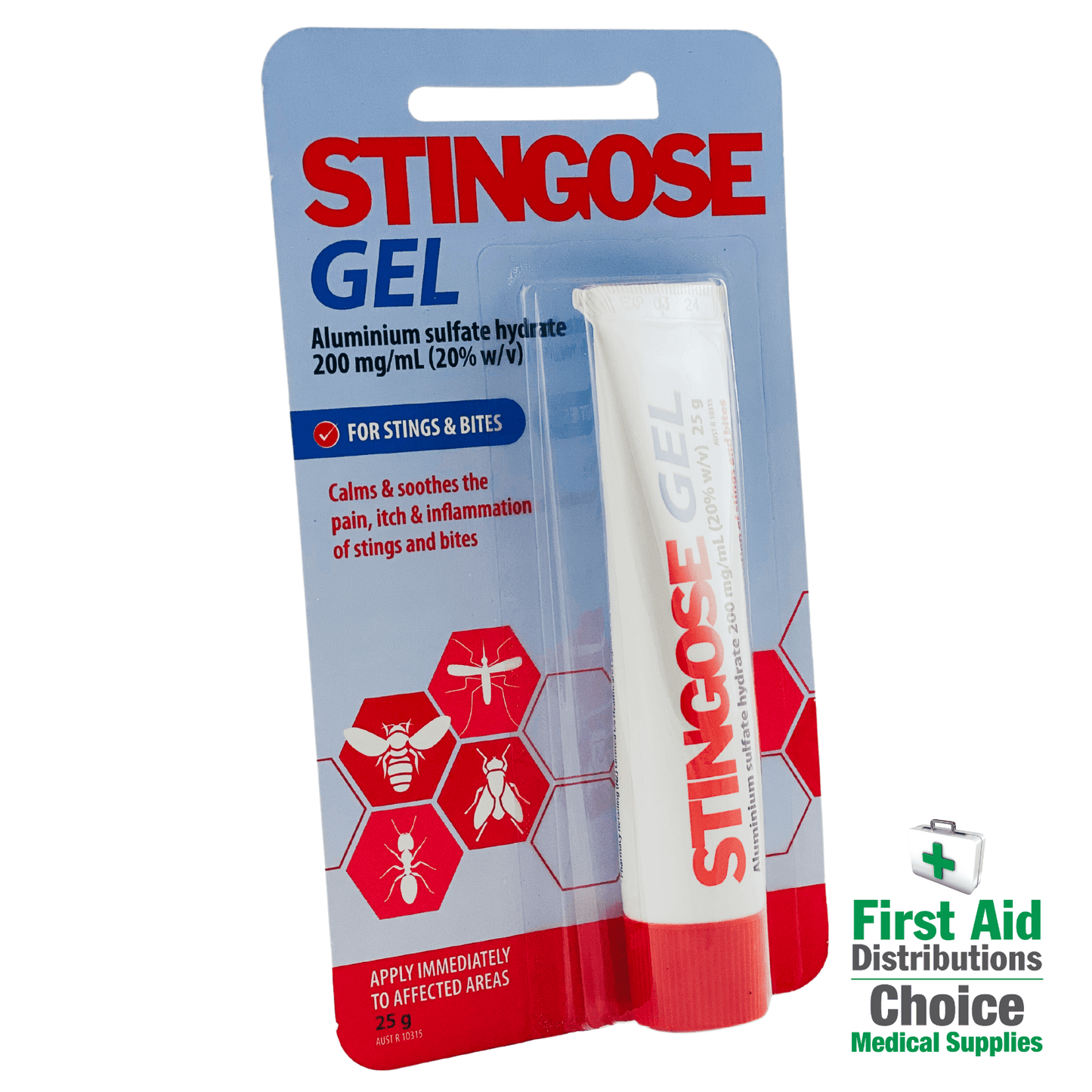 Stingose Gel 25g (1) - First Aid Distributions