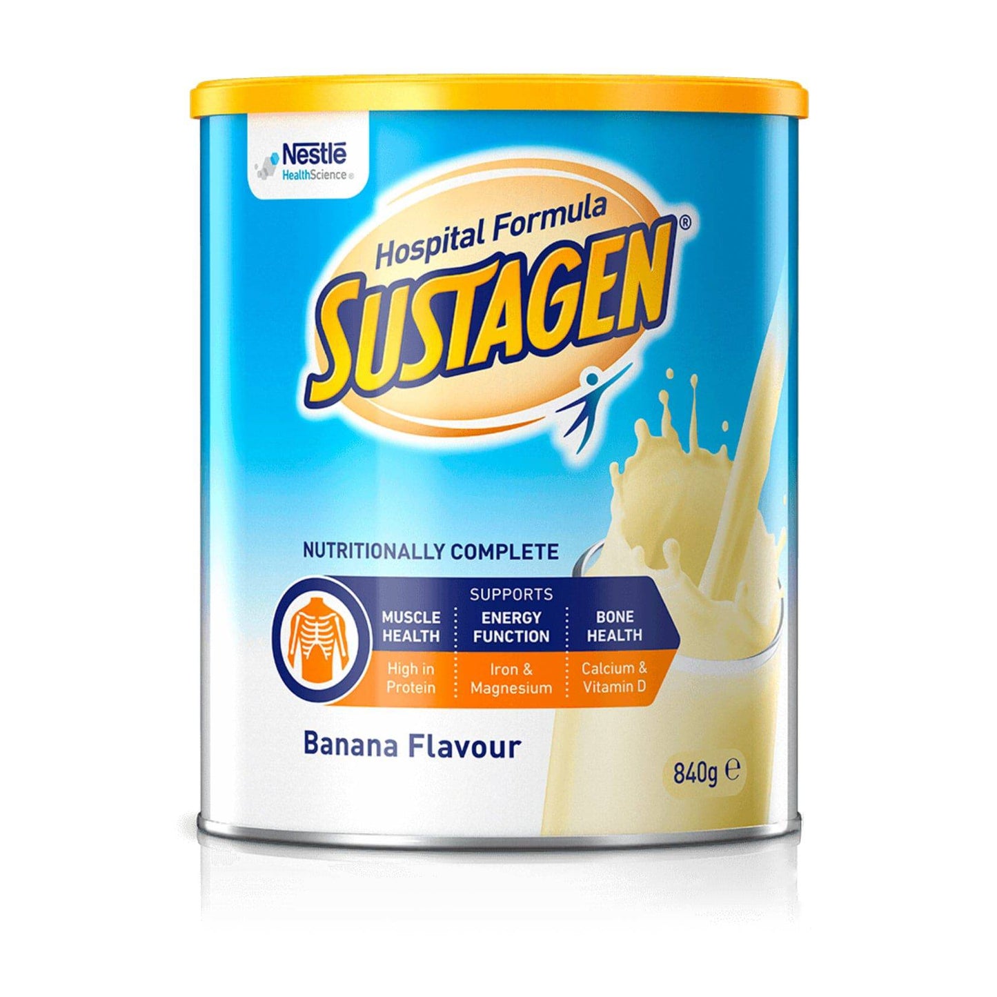 Sustagen Hospital Formula 840g Tin (1) - First Aid Distributions
