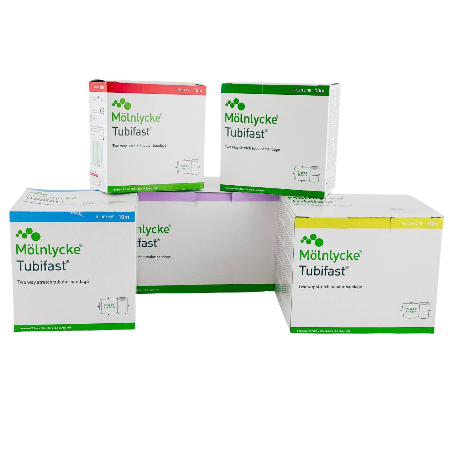 Tubifast Bandage Yellow Line 10m Box (1) - First Aid Distributions