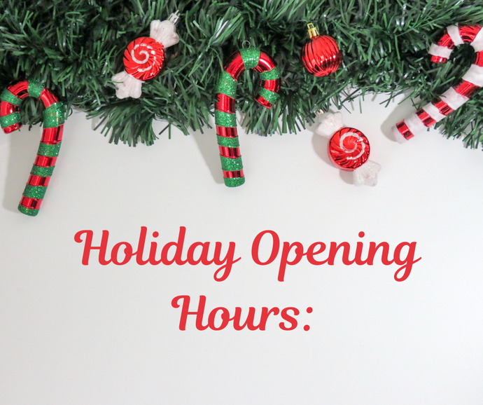 Christmas Holiday Opening Hours