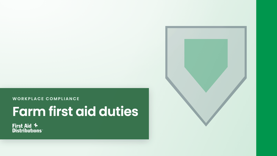 Farm first aid duties, First Aid Distributions title card