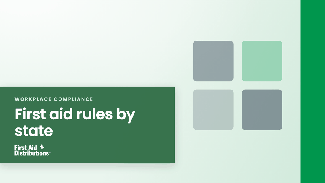 First aid rules by state, First Aid Distributions title card