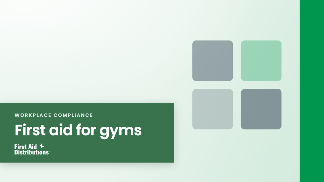First aid for gyms, First Aid Distributions title card