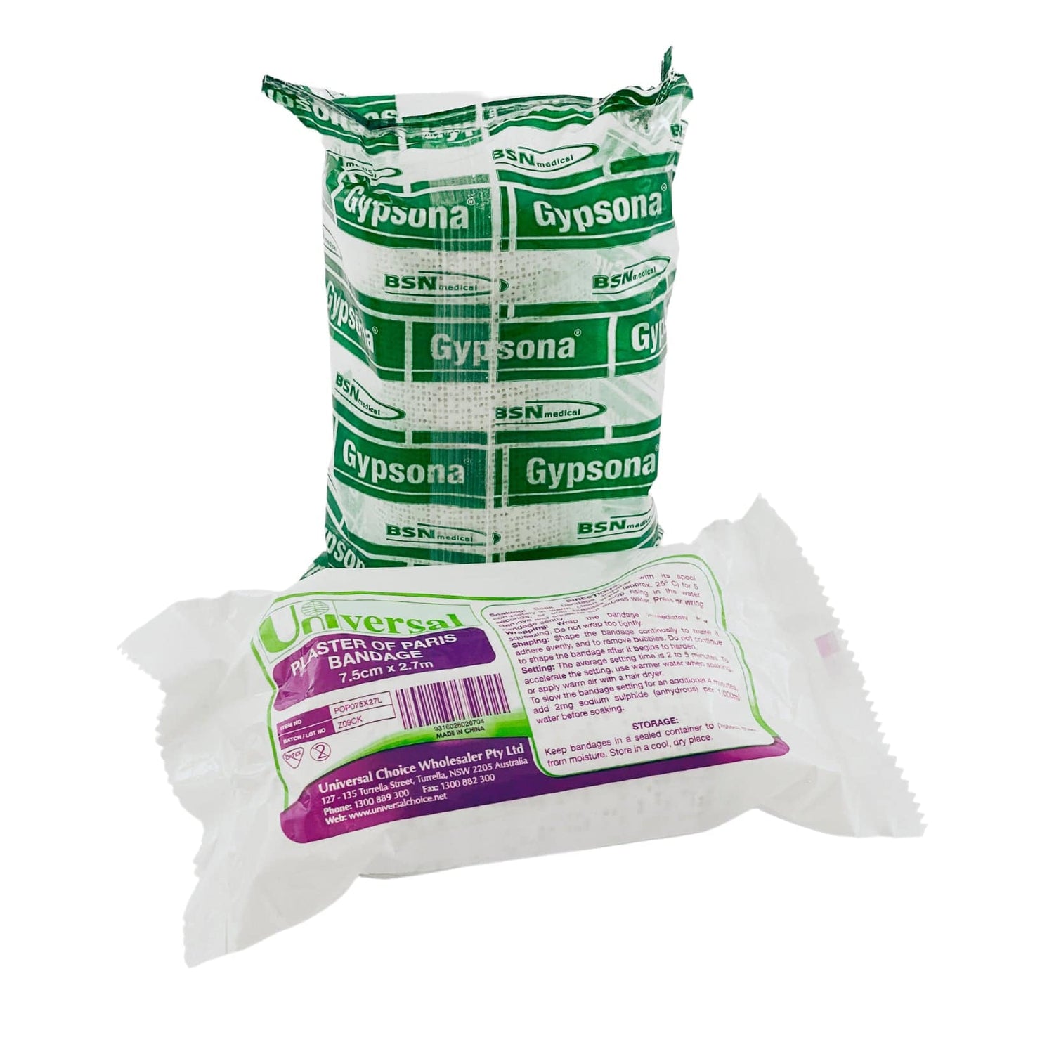 Plaster of Paris casting bandage roll