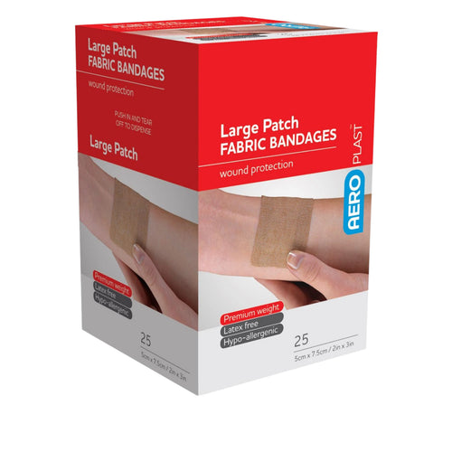 Fabric Plasters Large Patch - Aero (25)