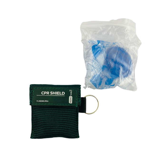 CPR Face Shield in Pouch Keyring - Aero (1)