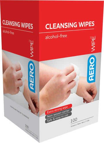 Antiseptic Cleansing Wipes Box - Aero (100)