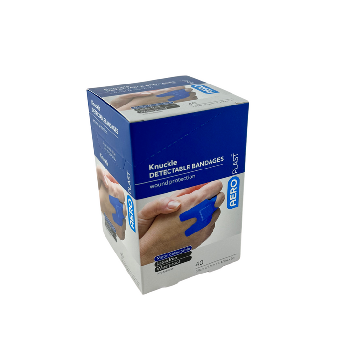 Detectable Plasters Blue Knuckle - Aero (40)