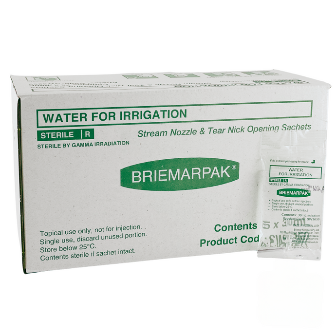 Water For Irrigation Sachet Box 30ml (75)