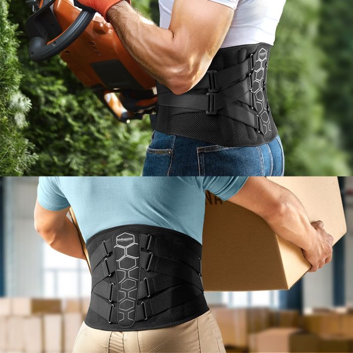 Bodyassist Contoured 3D Bionic Quad Strap Back Brace
