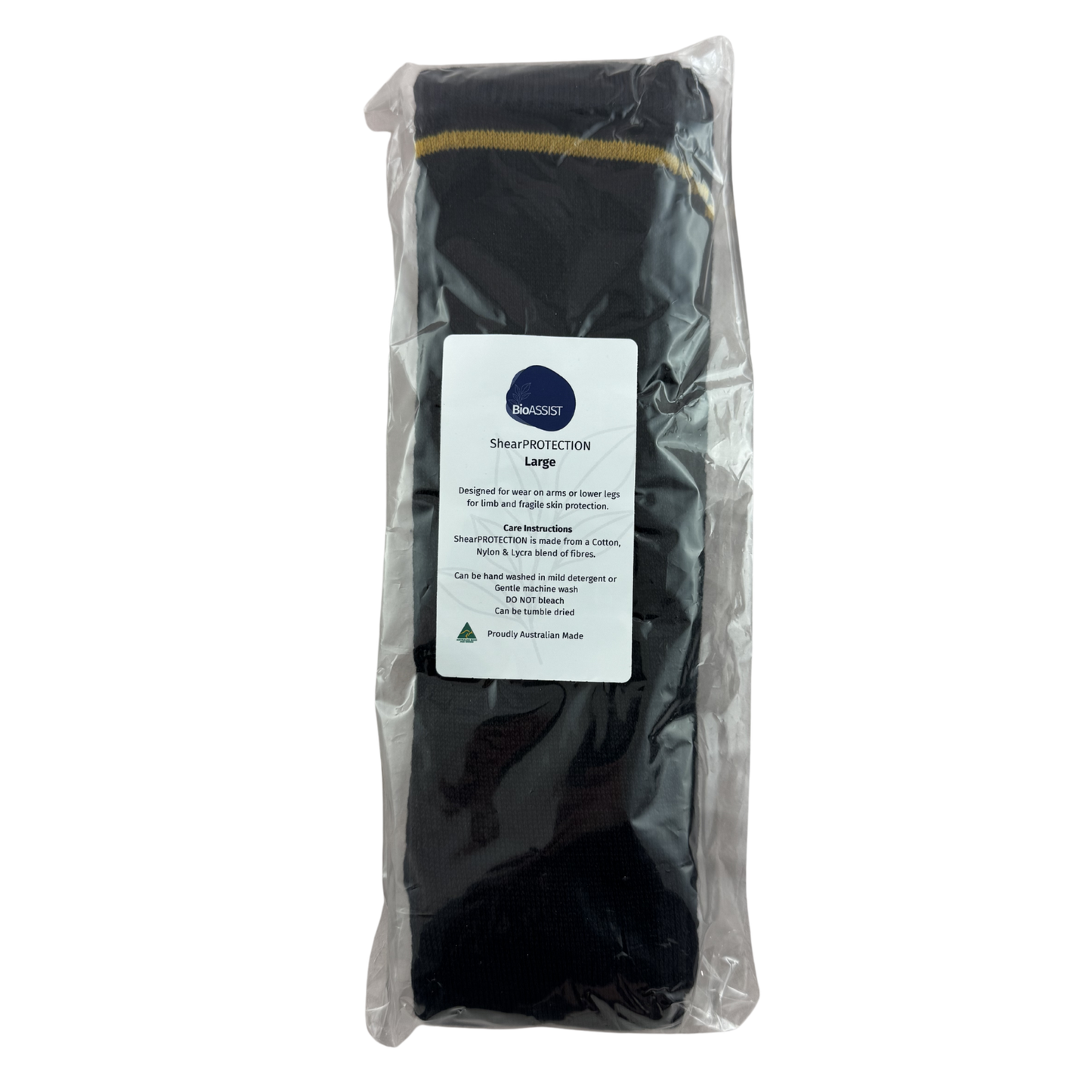 Bioassist Shear PROTECTION safety gloves with reinforced palms and adjustable wrist straps for secure handling.