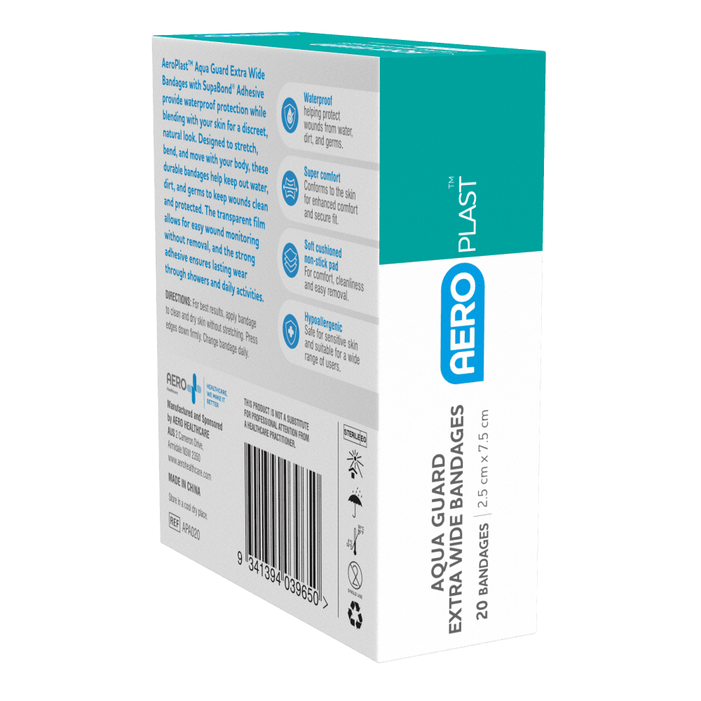 AEROPLAST AquaGuard Waterproof Plasters