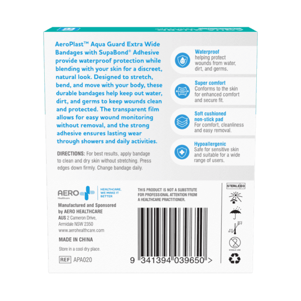 AEROPLAST AquaGuard Waterproof Plasters