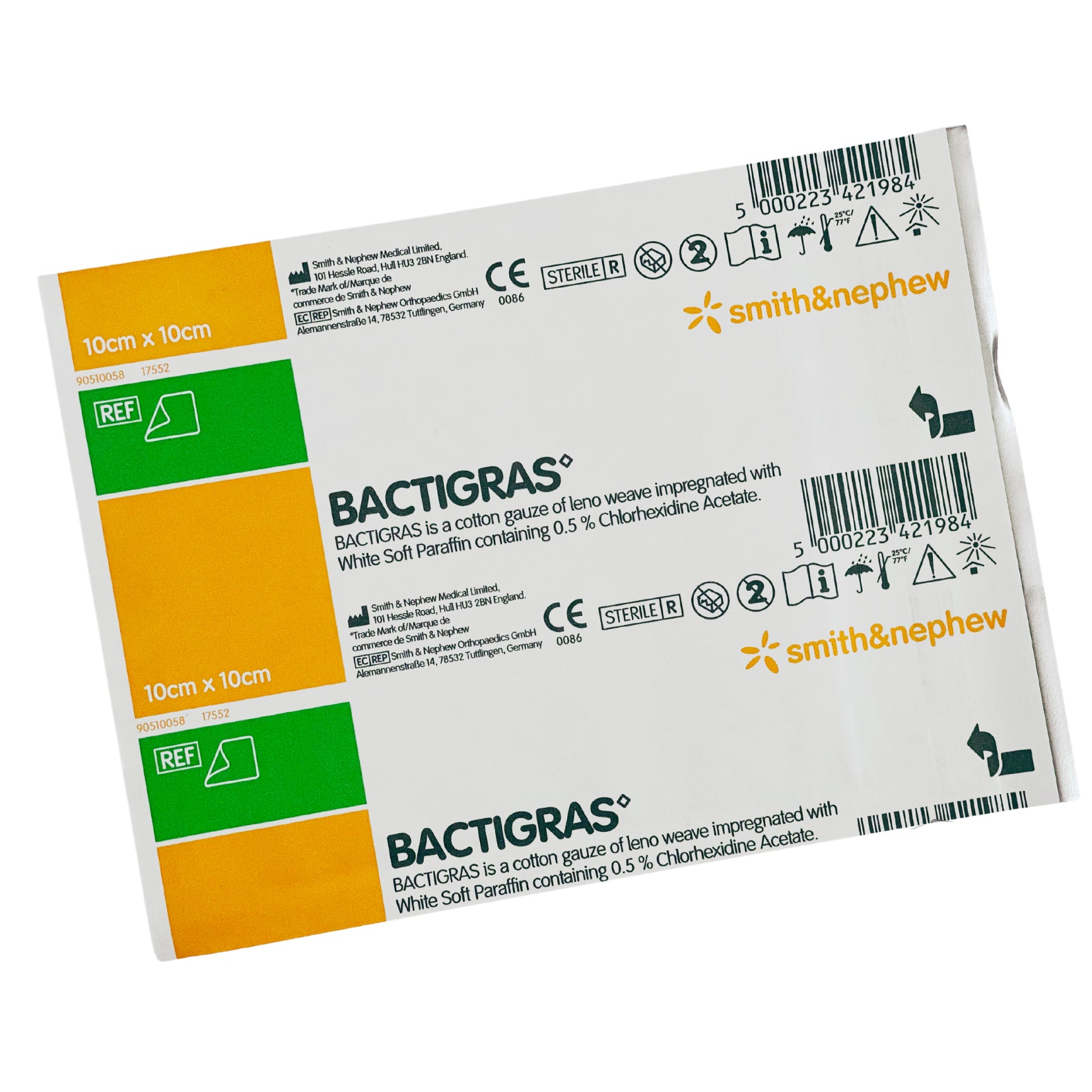 Bactigras Dressing 15cm x 20cm – Medicated Dressing, 10 - Dock Pharmacy