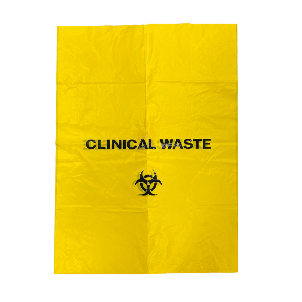 Biological Hazard Bag Yellow 70cm x 100cm (1)