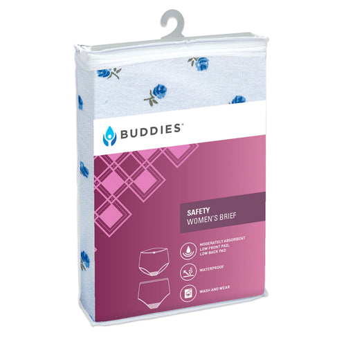 Safety Women's High Waisted Brief - Buddies (1)