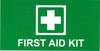 First Aid Sticker Gloss Paper 14.8cm x 7.8cm (1)