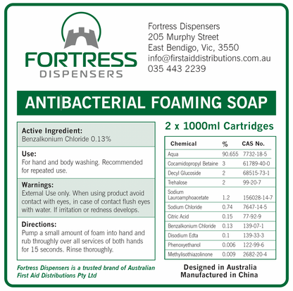 Fortress Antibacterial Foam Soap