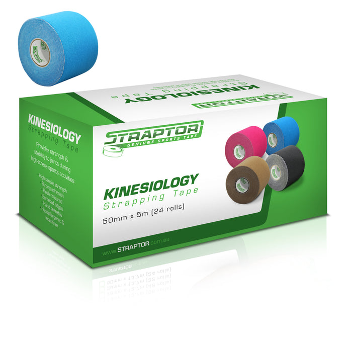 Kinesiology Tape Straptor 50mm x 5m - BLUE (24)