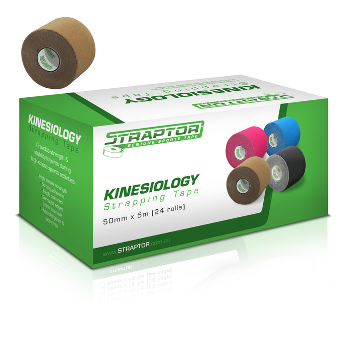 Kinesiology Tape Straptor 50mm x 5m - BEIGE/FLESH (24)