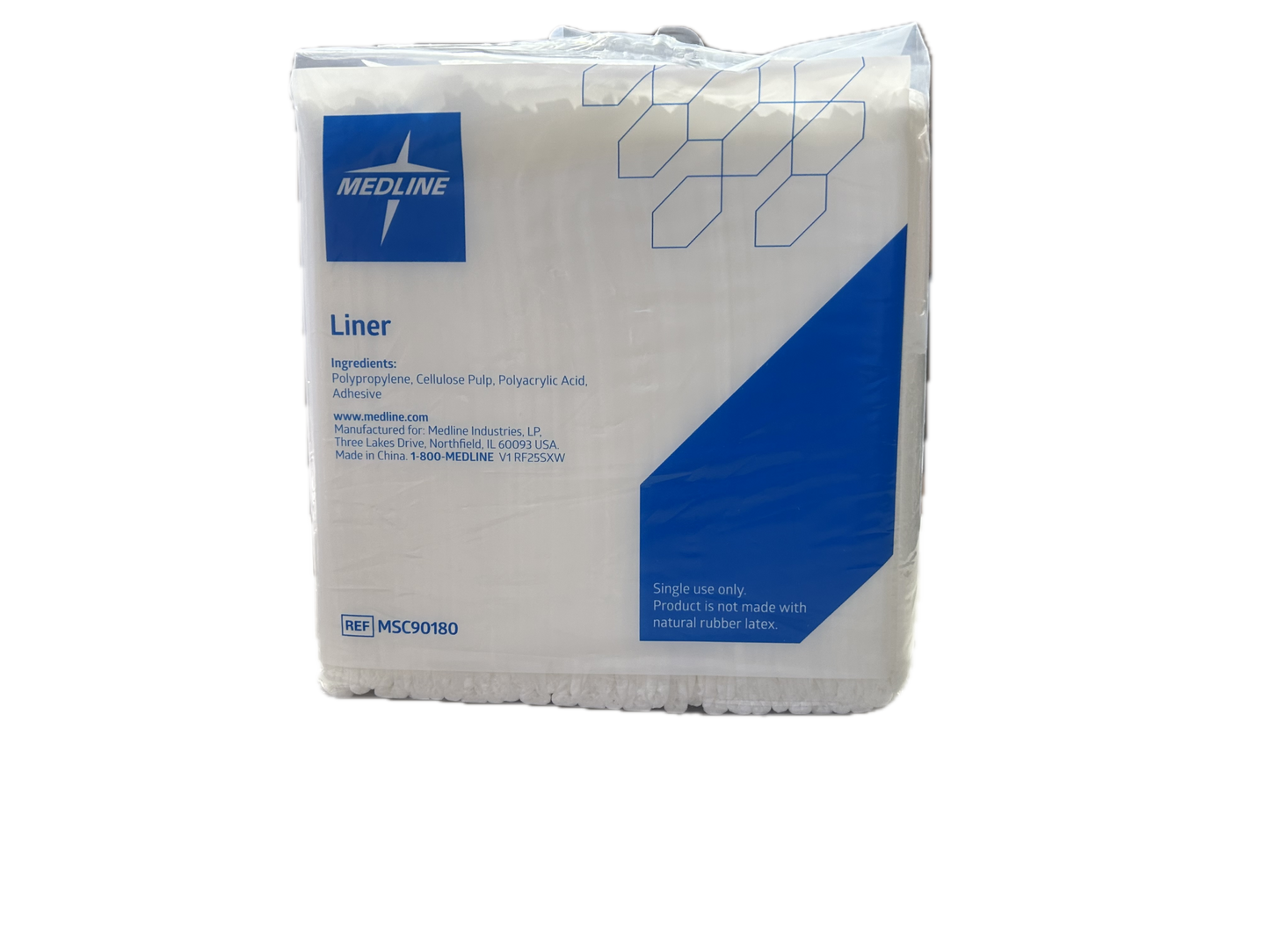 Medline FITRIGHT Double Up Line large scale chart, 18x42 cm, with detailed labeled sections on a white background.