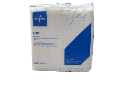 Medline FITRIGHT Double Up Line large scale chart, 18x42 cm, with detailed labeled sections on a white background.