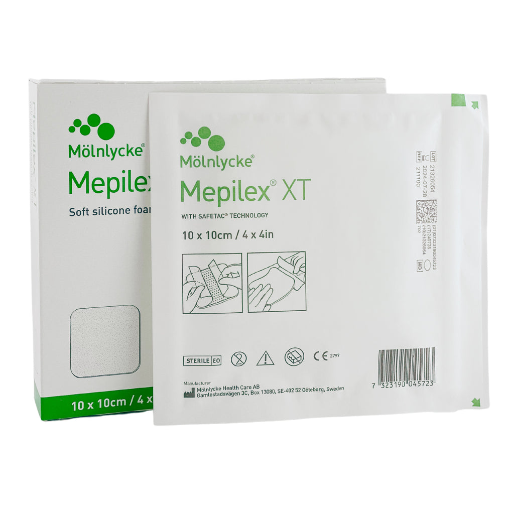 Mepilex XT Foam Dressing 10cm x 10cm Box (5)