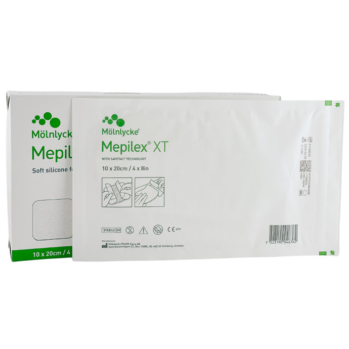 Mepilex XT Foam Dressing 10cm x 20cm Box (5)