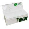 Empty First Aid Portable Metal Box - White (1)