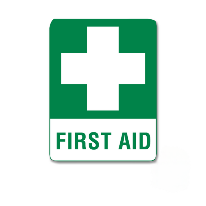 First Aid Sign - Poly 45cm x 30cm