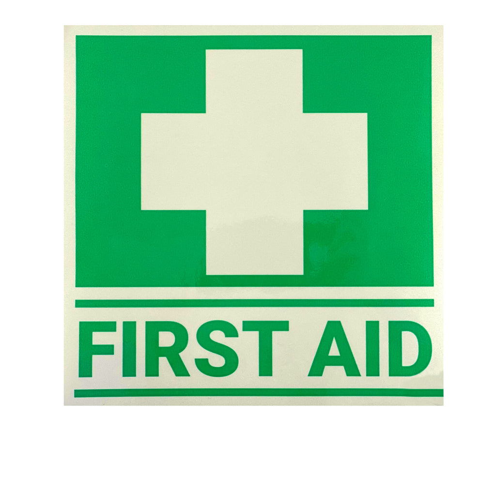 First Aid Sticker - Reflective (1)