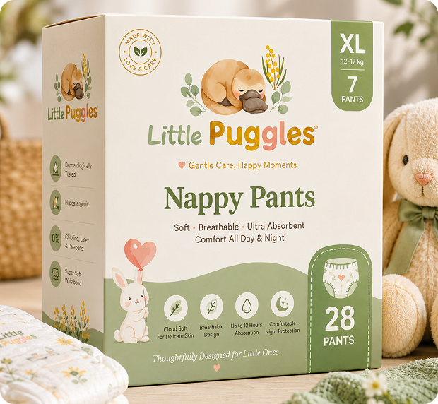 Little Puggles Nappy Pants