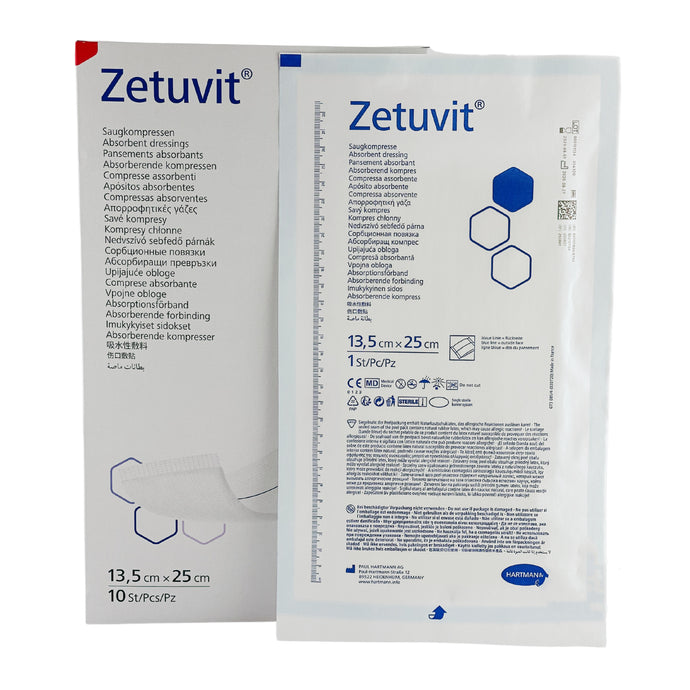 Zetuvit Wound Dressing 13.5cm x 25cm Box (10)