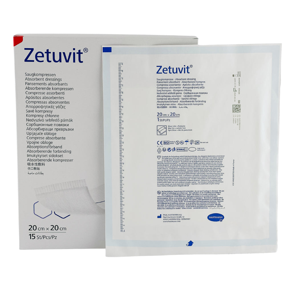 Zetuvit Wound Dressing 20cm x 20cm Box (15)