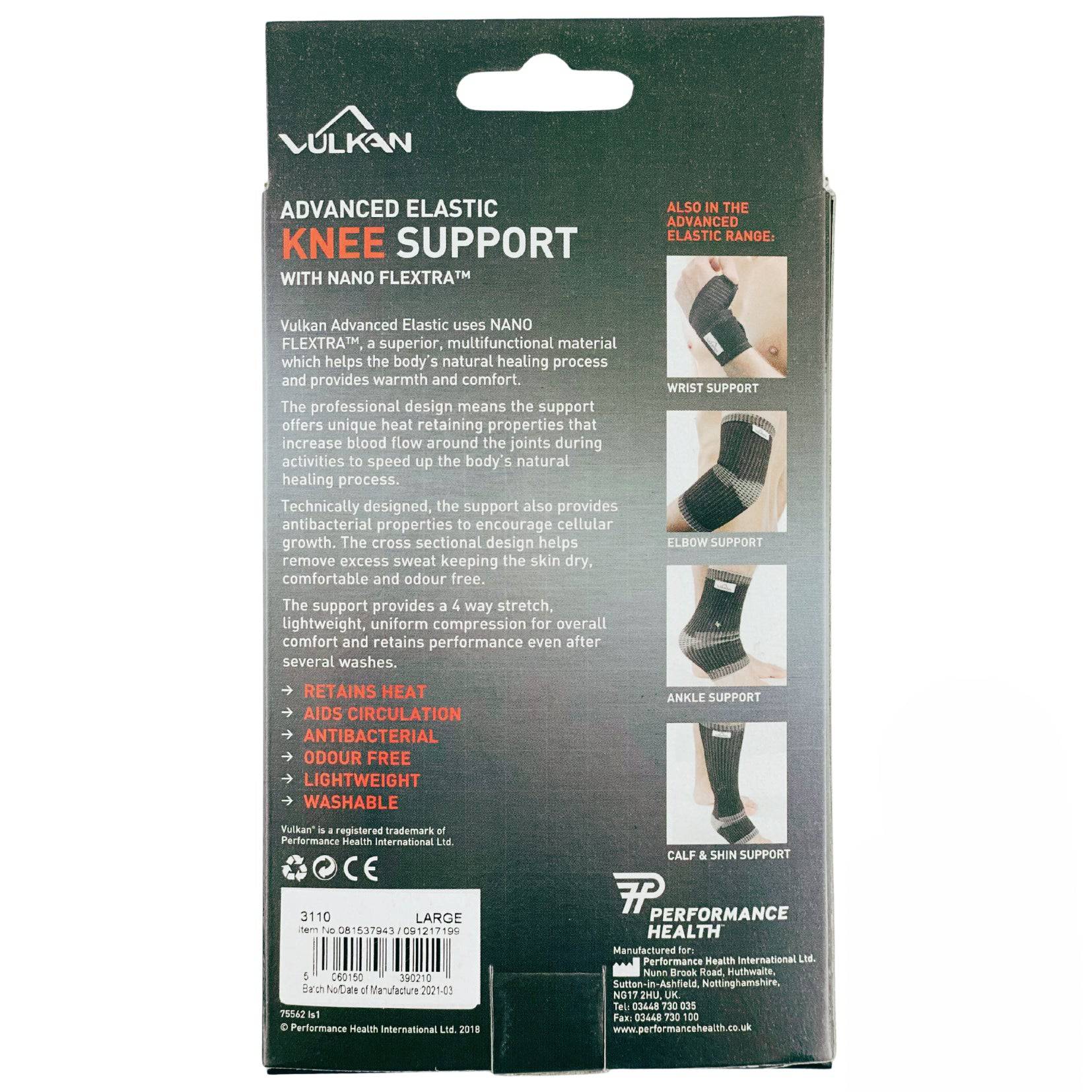 Advanced Elastic Knee Support - Vulkan (1) - First Aid Distributions
