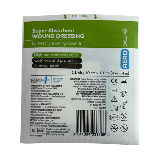 Aero Super Absorbent Wound Dressing (1) - First Aid Distributions