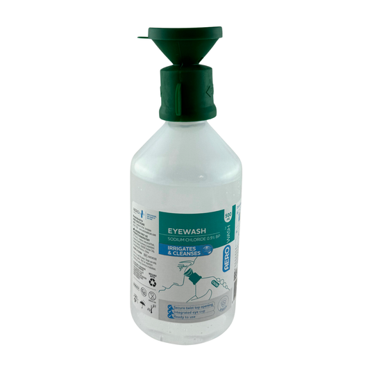 Aerowash Eyewash Bottle 500ml (1) - First Aid Distributions