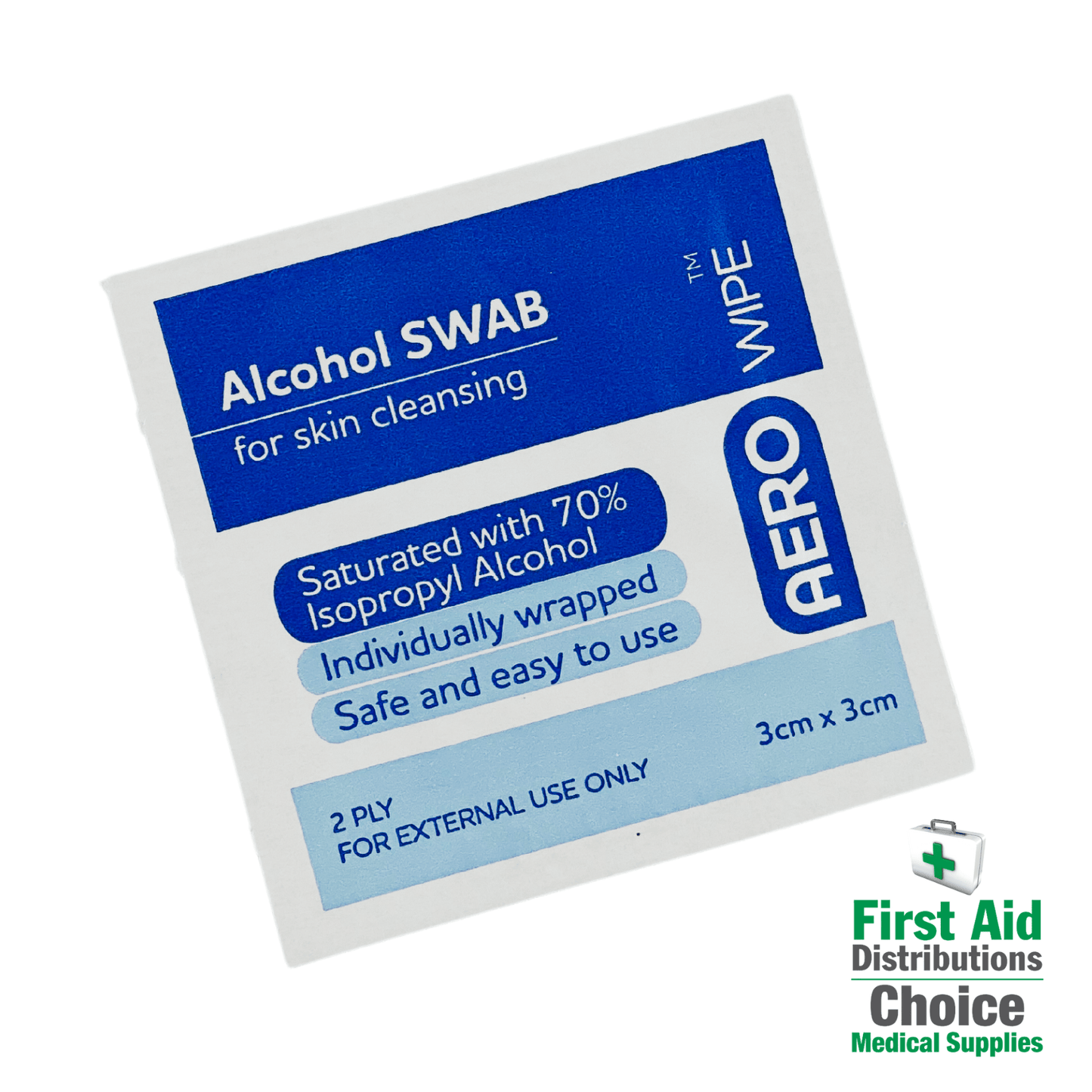 Alcohol Swabs Box - Aero (100)