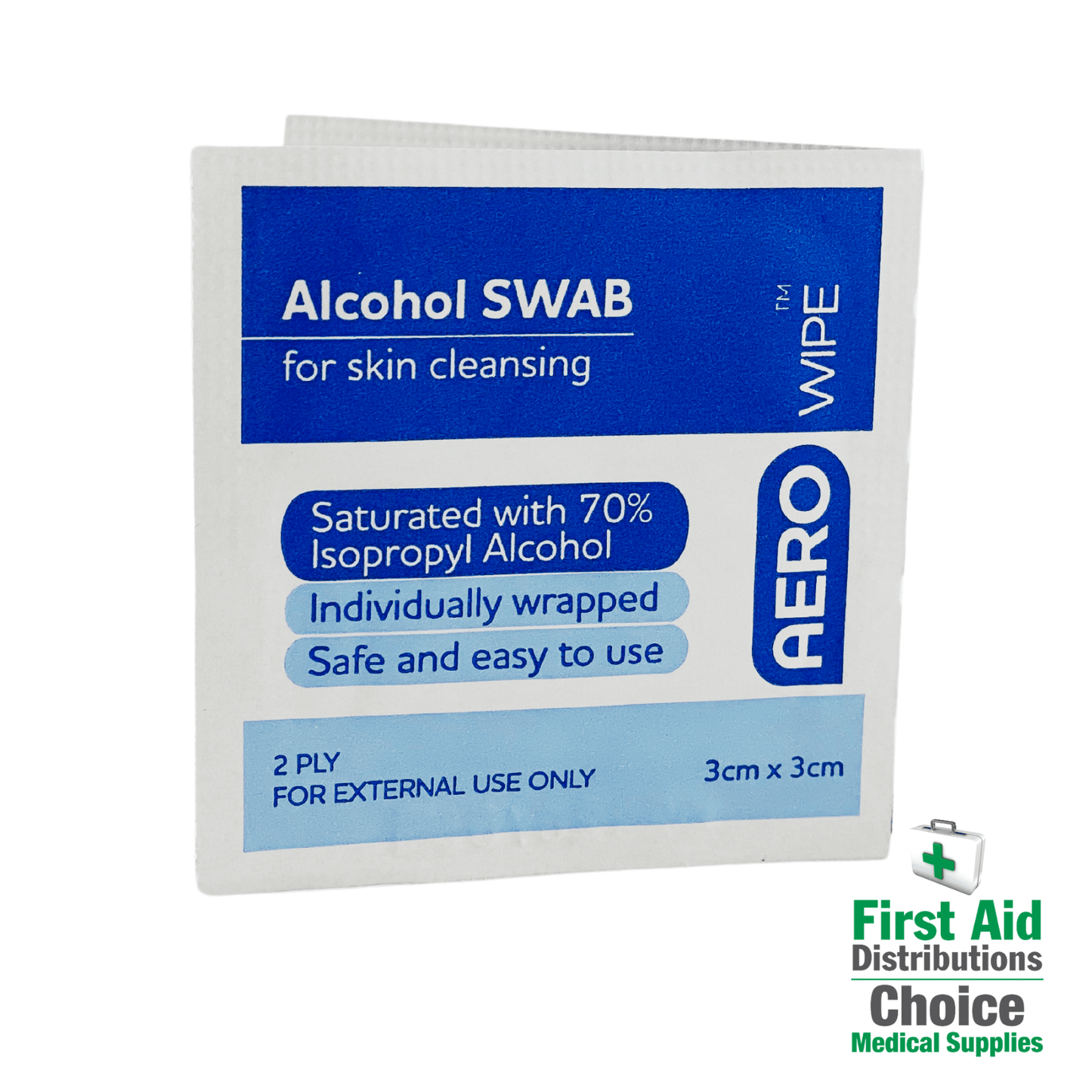 Alcohol Swabs Box - Aero (100)